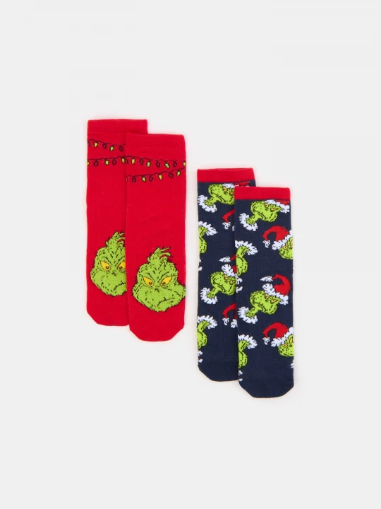 Obrázek produktu Sinsay - Skarpetki 2 pack Grinch - wielobarwny