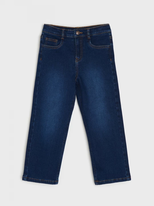Obrázek produktu Sinsay - Spodnie jeansowe straight comfort - granatowy