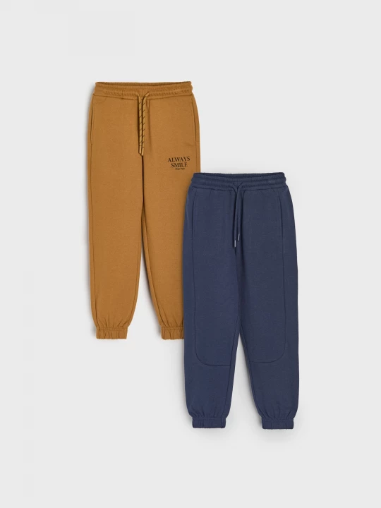 Obrázek produktu Sinsay - Spodnie loose 2 pack - granatowy