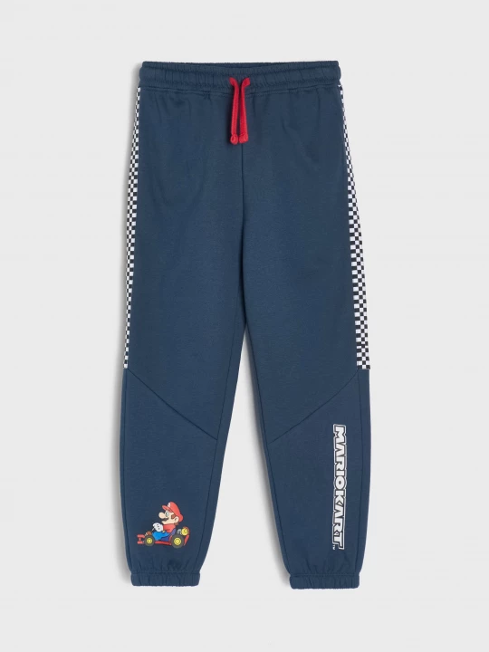 Obrázek produktu Sinsay - Spodnie loose Super Mario - granatowy