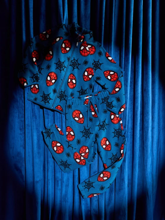 Obrázek produktu Sinsay - Spodnie polarowe loose Spider-Man - granatowy
