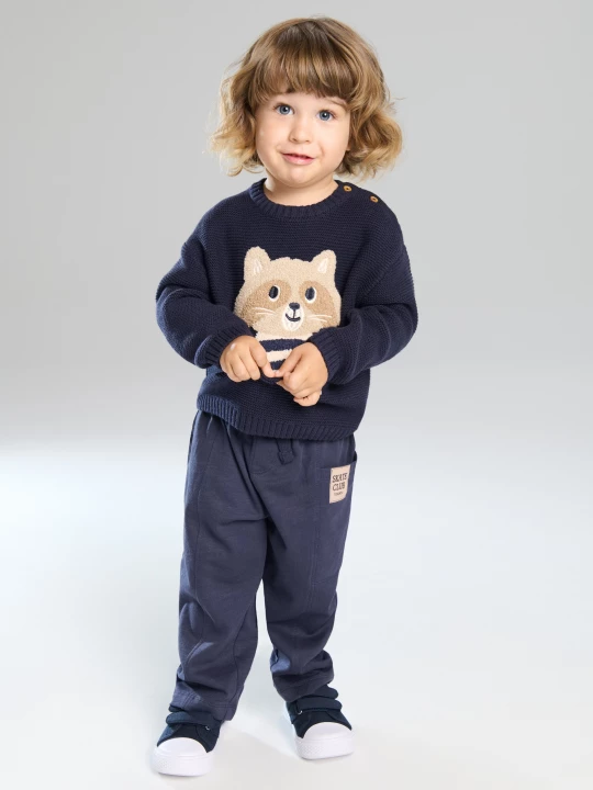 Obrázek produktu Sinsay - Sweter z aplikacją szopa - granatowy