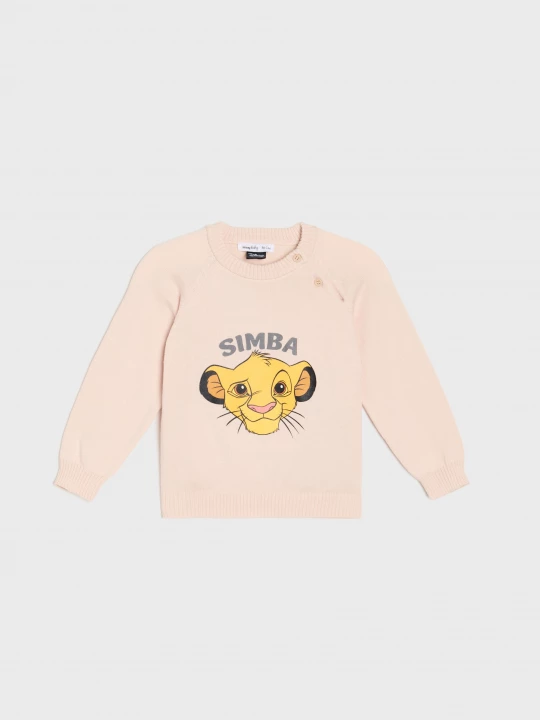 Obrázek produktu Sinsay - Sweter z nadrukiem The Lion King - kremowy