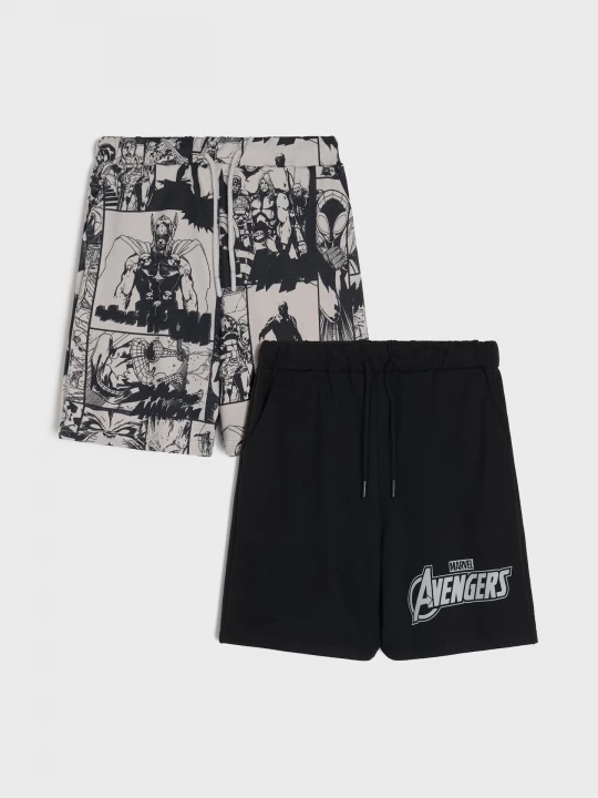 Obrázek produktu Sinsay - Szorty 2 pack Marvel - wielobarwny