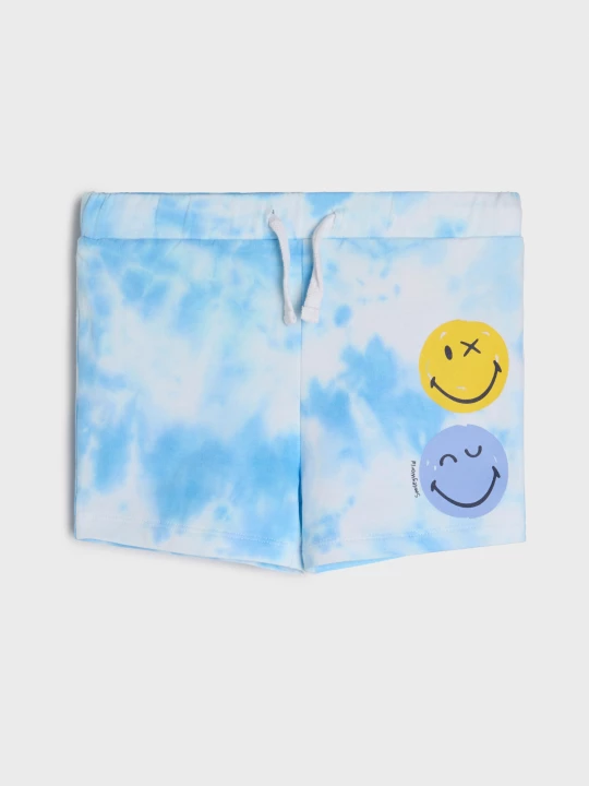 Obrázek produktu Sinsay - Szorty tie-dye SmileyWorld® - wielobarwny