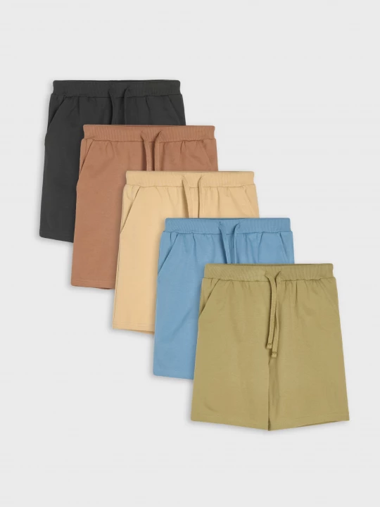 Obrázek produktu Sinsay - Szorty z dzianiny terry 5 pack - szary