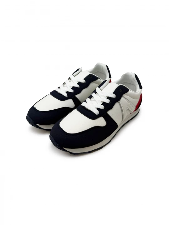 Obrázek produktu Sinsay - Sneakersy z imitacji skóry z kontrastowymi wstawkami - wielobarwny