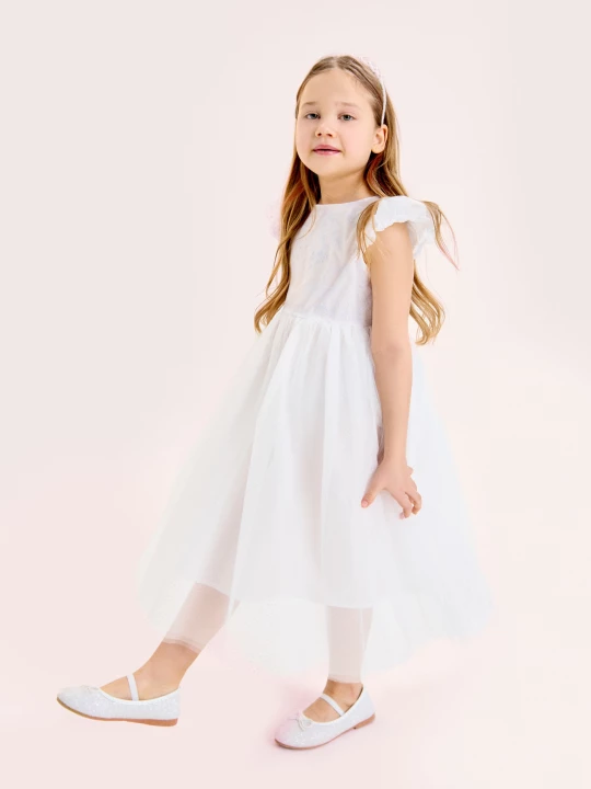 Obrázek produktu Sinsay - Tylové šaty babydoll - bílá