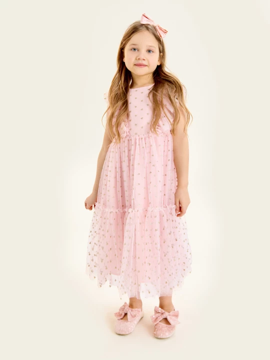 Obrázek produktu Sinsay - Tylové šaty babydoll - růžová