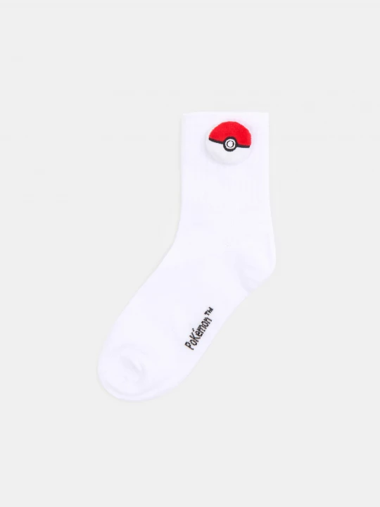 Obrázek produktu Sinsay - Prążkowane skarpetki Pokémon - biały
