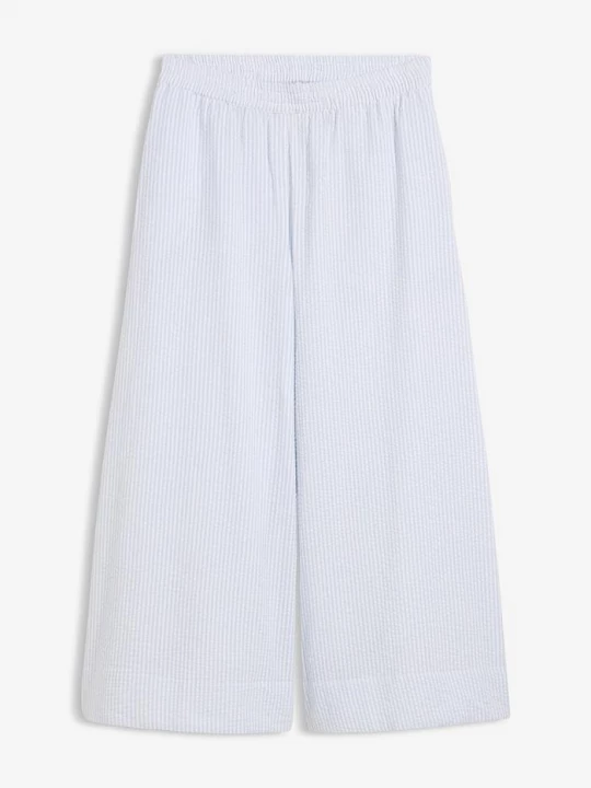 Obrázek produktu Široké Culotte kalhoty ze seersuckeru BonPrix