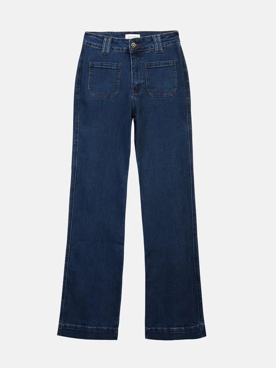 Obrázek produktu Široké džíny Anna Field Tall By Zalando tmavomodrý denim