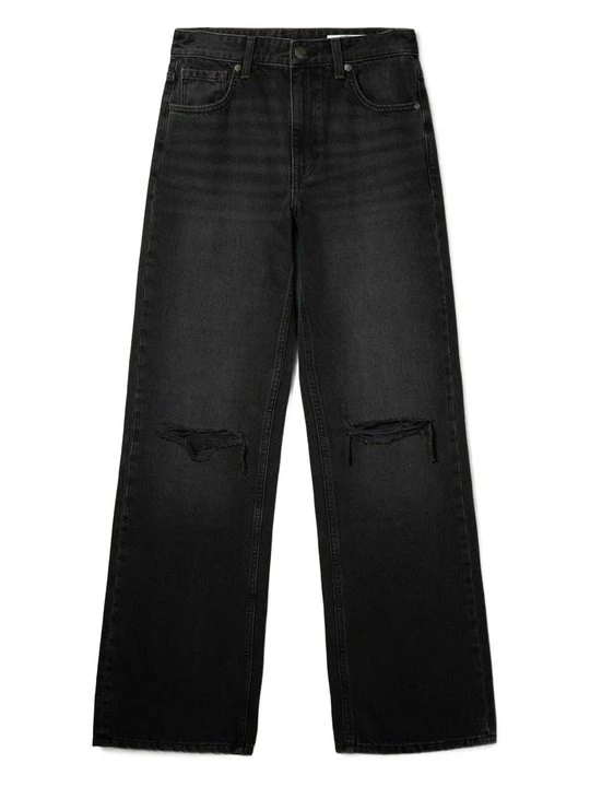 Obrázek produktu Široké džíny Bershka černá