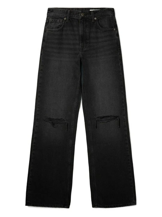 Obrázek produktu Široké džíny Bershka černá
