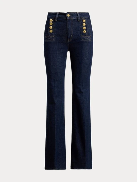 Obrázek produktu Široké džíny Lauren Ralph Lauren tmavomodrý denim
