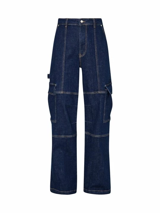 Obrázek produktu Široké džíny Liu Jo tmavomodrý denim