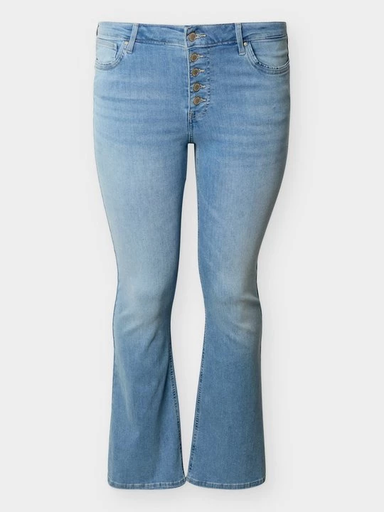 Obrázek produktu Široké džíny ONLY Carmakoma světlemodrý denim