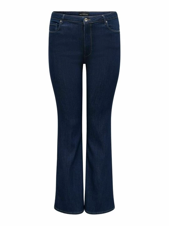 Obrázek produktu Široké džíny ONLY Carmakoma tmavomodrý denim