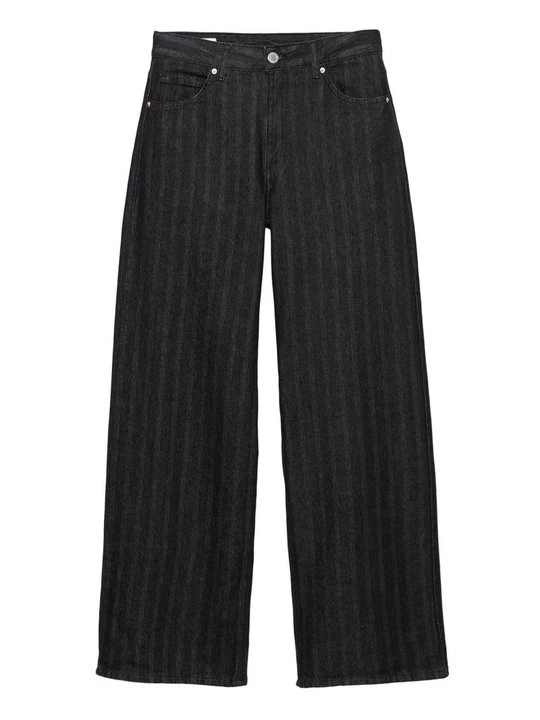Obrázek produktu Široké džíny PULL&BEAR černá