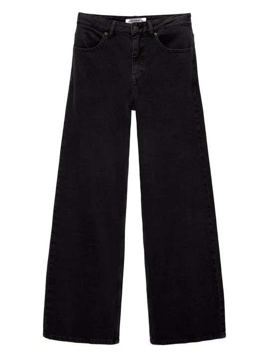 Obrázek produktu Široké džíny PULL&BEAR černá