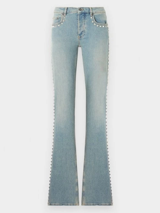 Obrázek produktu Široké džíny The Kooples světlemodrý denim