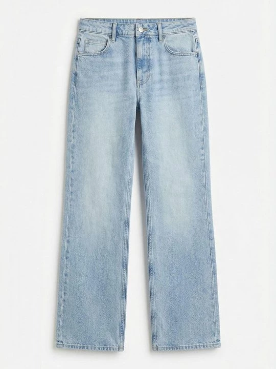 Obrázek produktu Široké džíny Topshop písková