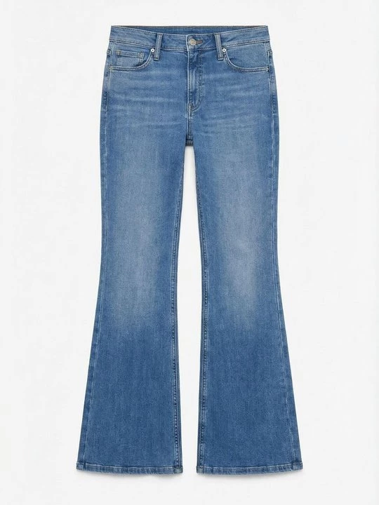 Obrázek produktu Široké džíny Topshop modrý denim