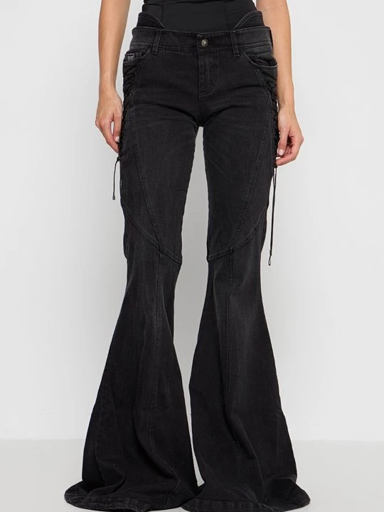 Obrázek produktu Široké džíny Versace Jeans Couture černá