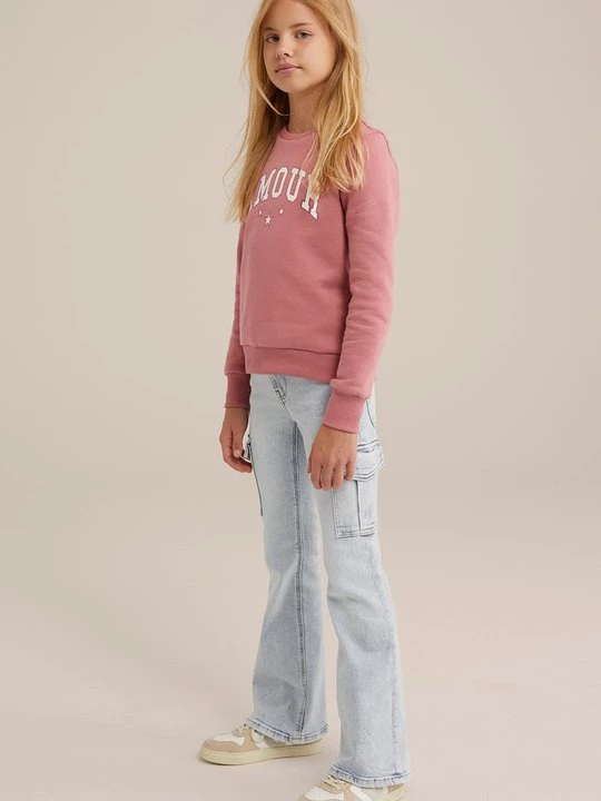 Obrázek produktu Široké džíny WE Fashion světle modrá