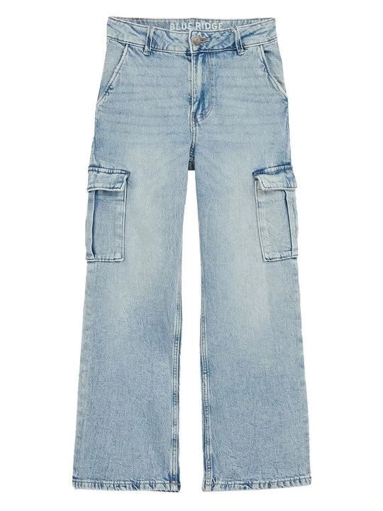 Obrázek produktu Široké džíny WE Fashion světle modrá