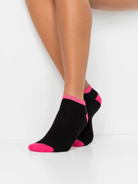 Obrázek produktu Skarpety do sneakersów z bawełny organicznej (8 par) BonPrix czarny