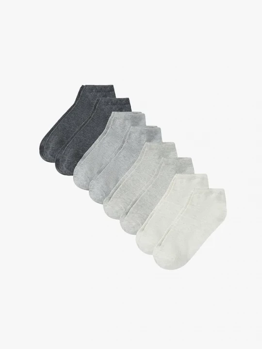 Obrázek produktu Skarpety do sneakersów z bawełny organicznej (8 par) BonPrix szary