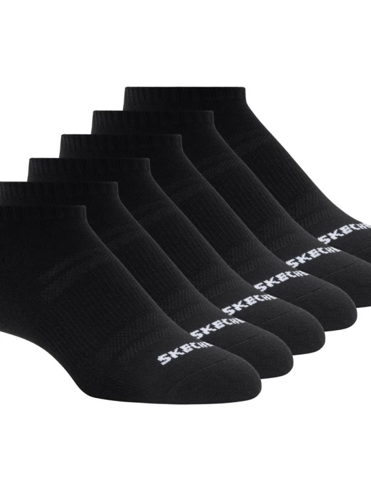 Obrázek produktu Skechers 6 Pack Core Low Cut Medium ponožky v Černá, Velikost Poloviční