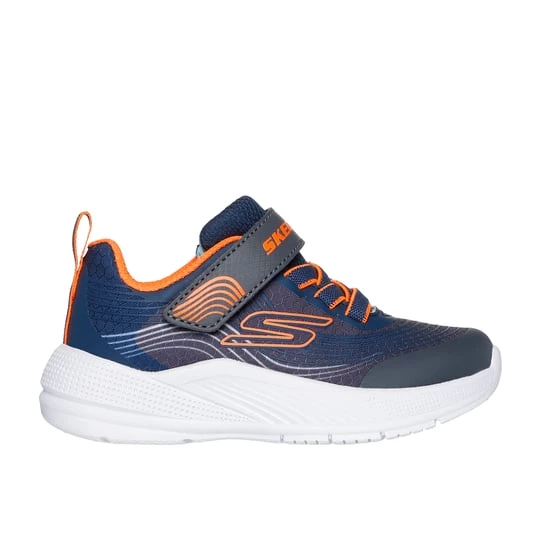 Obrázek produktu Skechers Chlapci Microspec Advance Shoes v Tmave Modrá / Oranzový, Pratelné v pračce