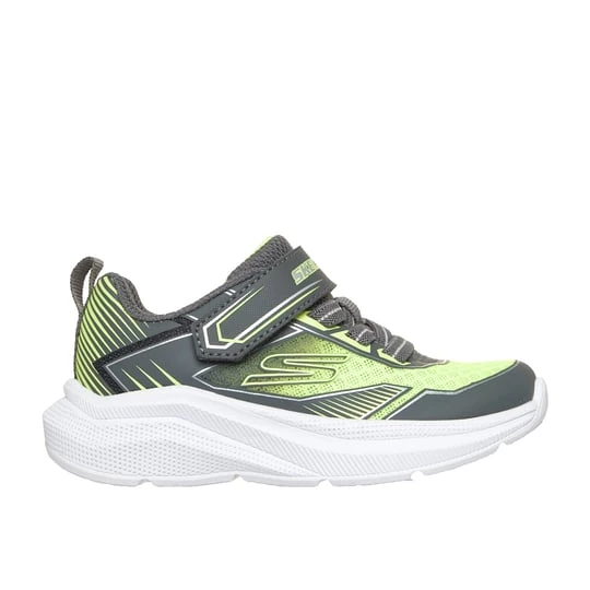 Obrázek produktu Skechers Chlapci Microspec Velocity - Grid-Drift Shoes v Sedá Uhlíková / Zlutá, Pratelné v pračce
