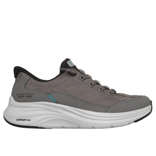Obrázek produktu Skechers Chlapci Slip-ins: Contour Foam - Cozy Fit Shoes v Sedá Uhlíková / Cerná, Pratelné v pračce