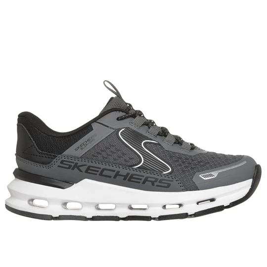 Obrázek produktu Skechers Chlapci Slip-ins: Glide-Step Plus - Vista-Lane Shoes v Sedá Uhlíková / Cerná, Pratelné v pračce