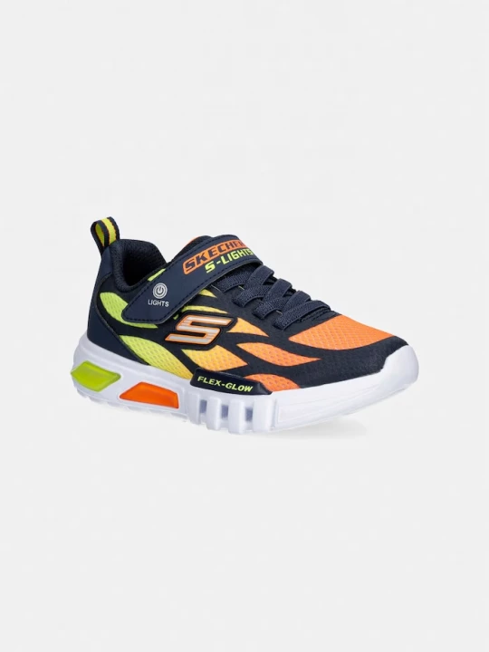 Obrázek produktu Skechers Dětské tenisky Skechers FLEX-GLOW - DEZLOM oranžová