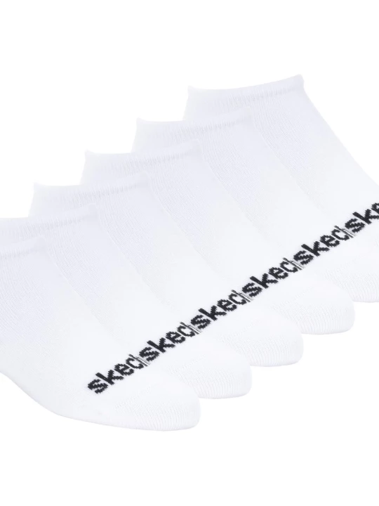 Obrázek produktu Skechers Dívky 6 Pack No Show Cotton ponožky v Bílý, Velikost Malý