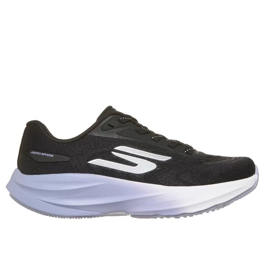 Obrázek produktu Skechers Dívky Aero Spark - Speedwave Shoes v Cerná / Fialový, Pratelné v pračce