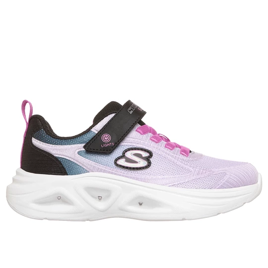 Obrázek produktu Skechers Dívky S-Lights: Sola Glow 2.0 - Dazzle Steps Shoes v Černá / Levandule