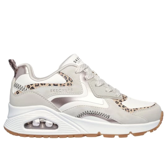 Obrázek produktu Skechers Dívky UNO Gen1 - Leopard Surge Teniska v Prírodní / Multi