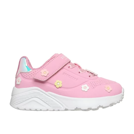 Obrázek produktu Skechers Dívky UNO Lite - Mini Bloom Shoes v Ruzový, Pratelné v pračce