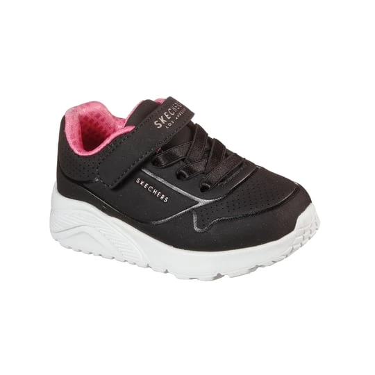 Obrázek produktu Skechers Dívky Uno Lite Shoes v Černá / Růžové Zlato