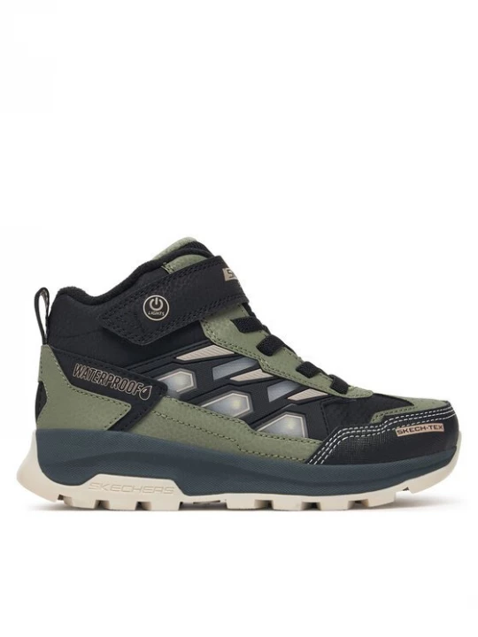 Obrázek produktu Skechers Kotníková obuv S-Lights Waterproof: Storm Blazer - Glow Trail 406381L / BKOL Černá
