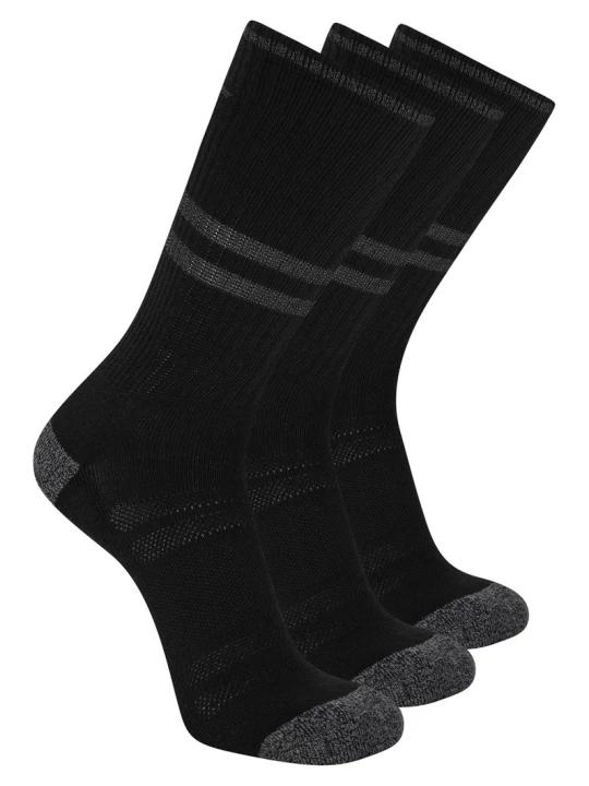 Obrázek produktu Skechers Muži 3 Pack Men's Reflective Performance Crew ponožky v Černá, Velikost Velký
