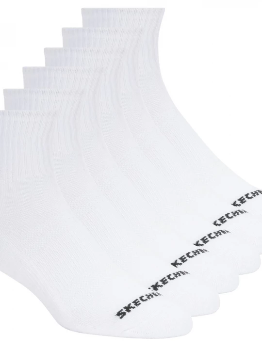 Obrázek produktu Skechers Muži 6 Pack Core Quarter Large ponožky v Bílý, Velikost Velký