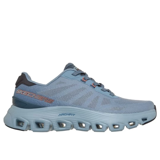 Obrázek produktu Skechers Muži Arch Fit Glide-Step Wave - Bremet Shoes v Sedá Modrá, Vegan, Pratelné v pračce