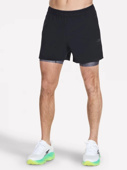 Obrázek produktu Skechers Muži Digiwave 5 Inch Short v Sedá Uhlíková, Velikost Poloviční