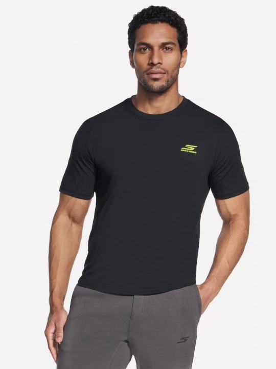 Obrázek produktu Skechers Muži Fit Form tričko v Černá, Velikost Poloviční